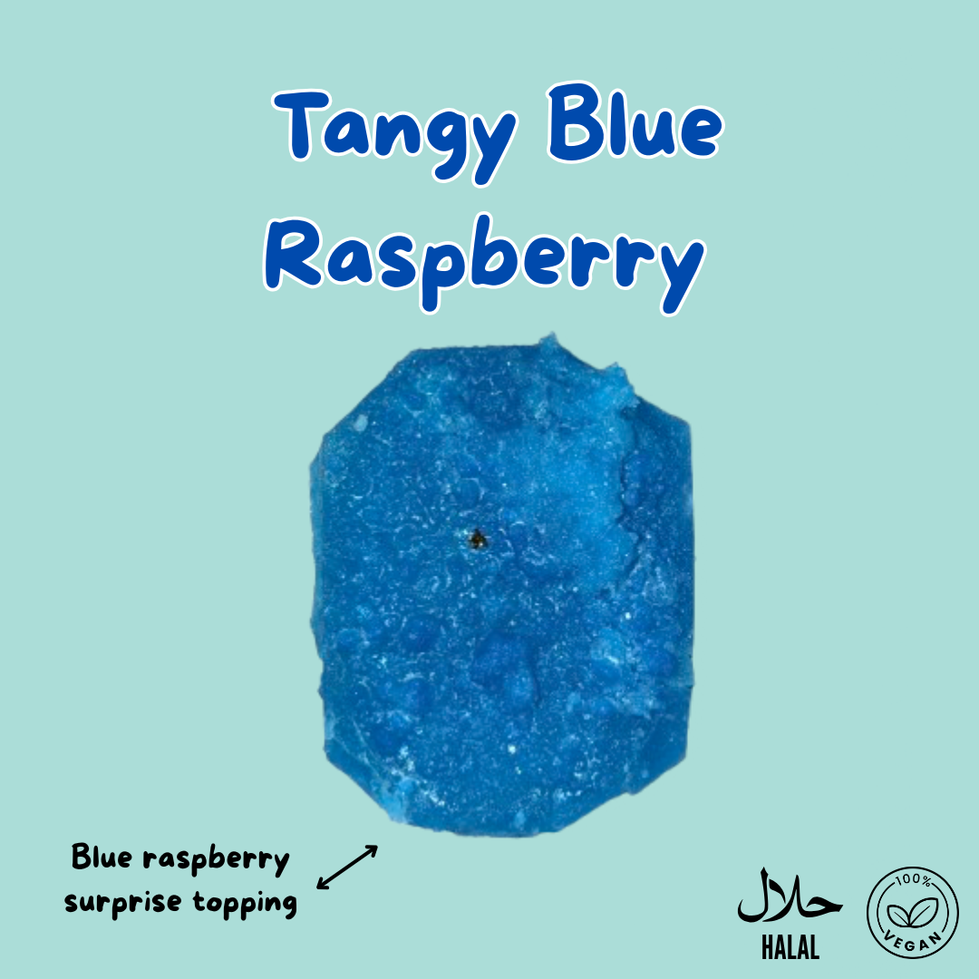 Blue Raspberry Stone Tangy blue raspberry crystal candy – Crystallia_co