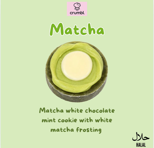Matcha white choc chip Mint