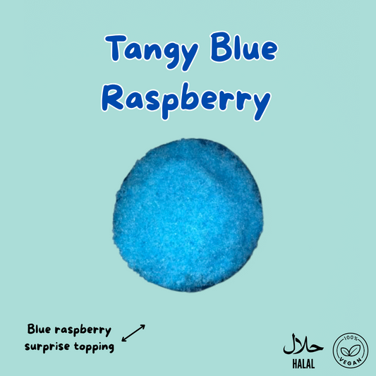 Tangy blue raspberry