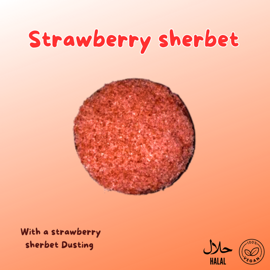 Strawberry sherbet